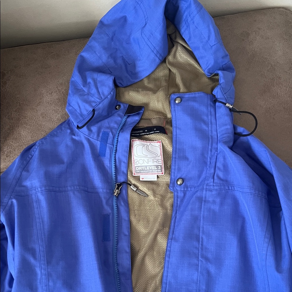 Bonfire Blue Hooded Jacket